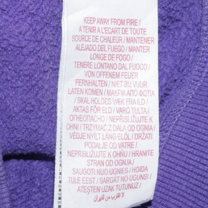 Nike Boys Purple Full Zip Hoodie Size 12-13 Years L Sportswear Cotton