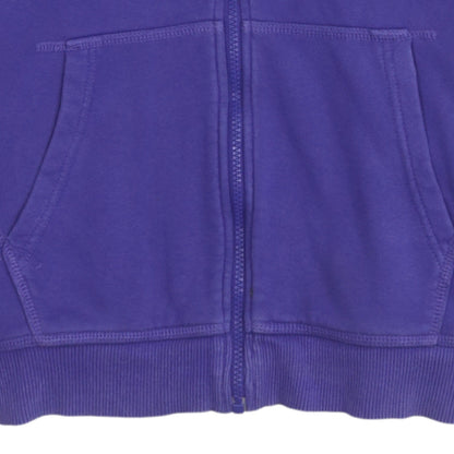 Nike Boys Purple Full Zip Hoodie Size 12-13 Years L Sportswear Cotton