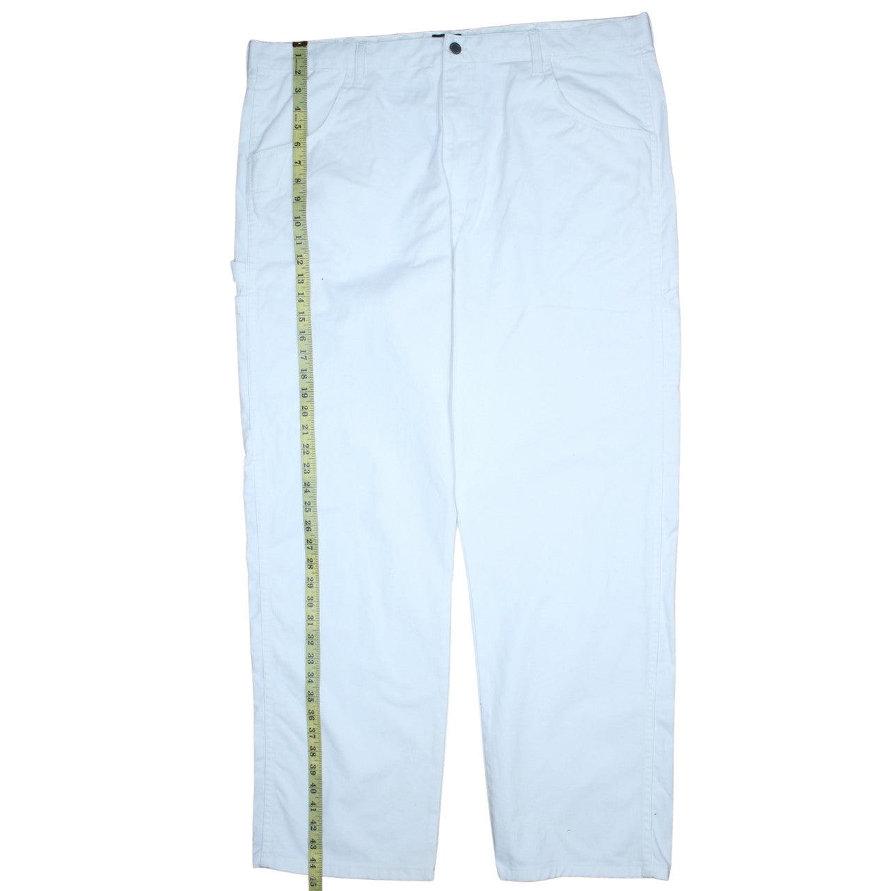 Wrangler Workwear Men's White 42x32 Straight Fit Jeans