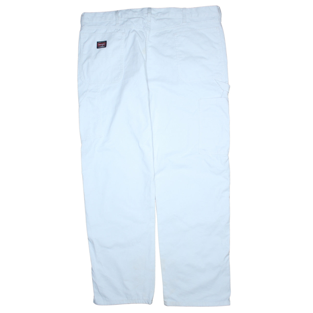 Wrangler Workwear Men's White 42x32 Straight Fit Jeans