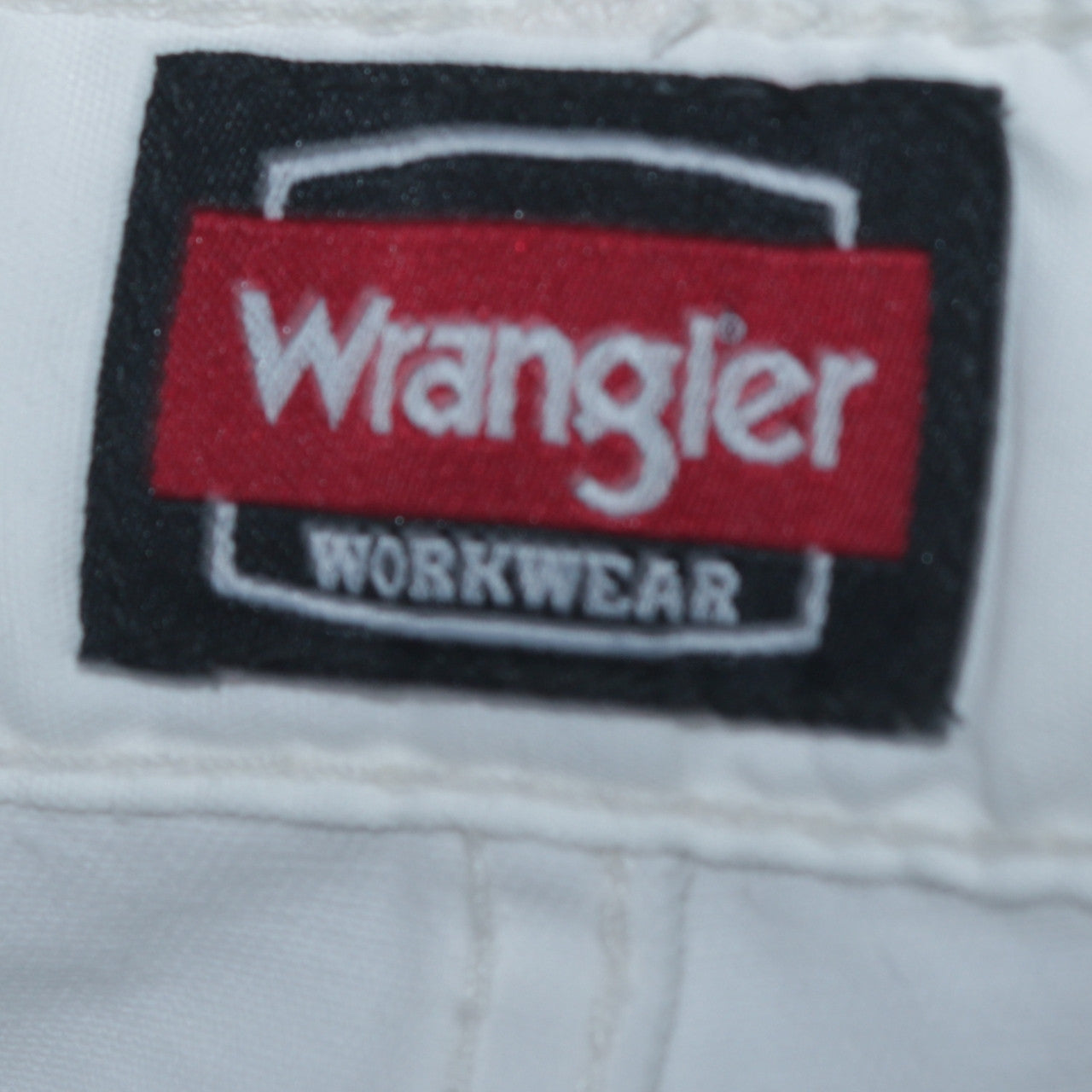 Wrangler Workwear Men's White 42x32 Straight Fit Jeans