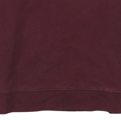 Vans Mens Red Logo Pullover Sweatshirt Size M