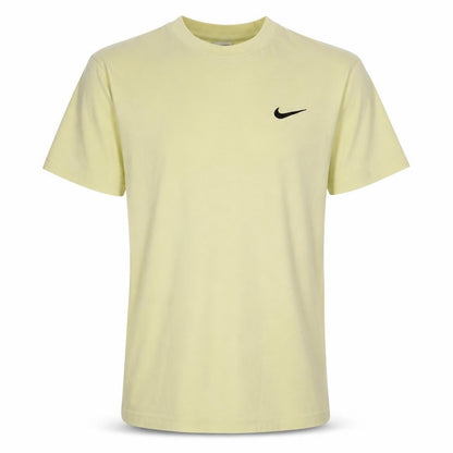 Nike Men's Beige Cotton Short Sleeve Crew Neck T-Shirt Small
