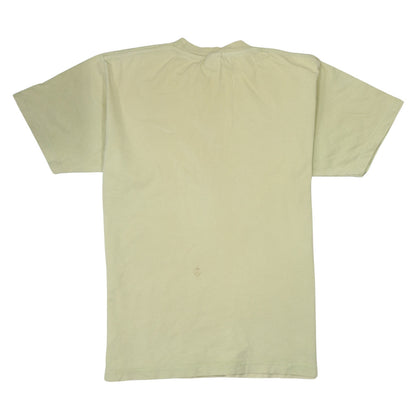 Nike Men's Beige Cotton Short Sleeve Crew Neck T-Shirt Small