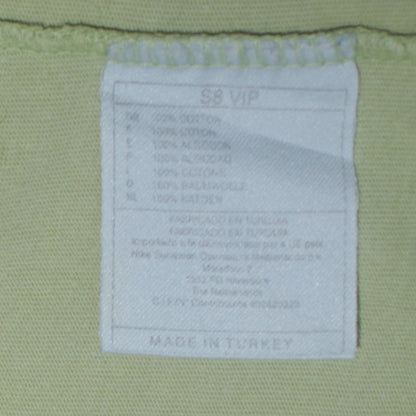 Nike Men's Beige Cotton Short Sleeve Crew Neck T-Shirt Small