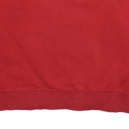 Nike Mens Red Crew Neck Pullover Sweatshirt Size S