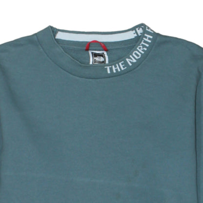 The North Face Womens Green Crew Neck Pullover Sweatshirt Size S