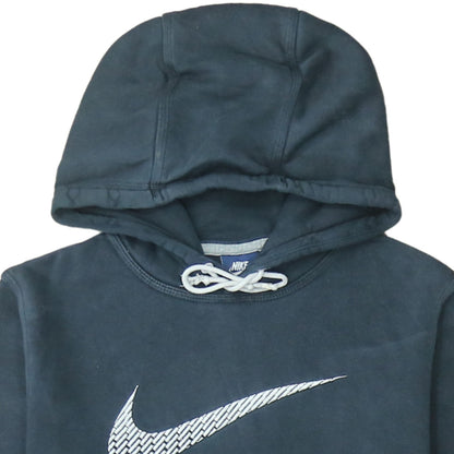 Nike Men's Black Pullover Hoodie Small Logo Fleece Sweatshirt