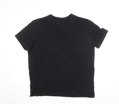 Hugo Boss Men's Black XL Cotton Crew Neck T-Shirt