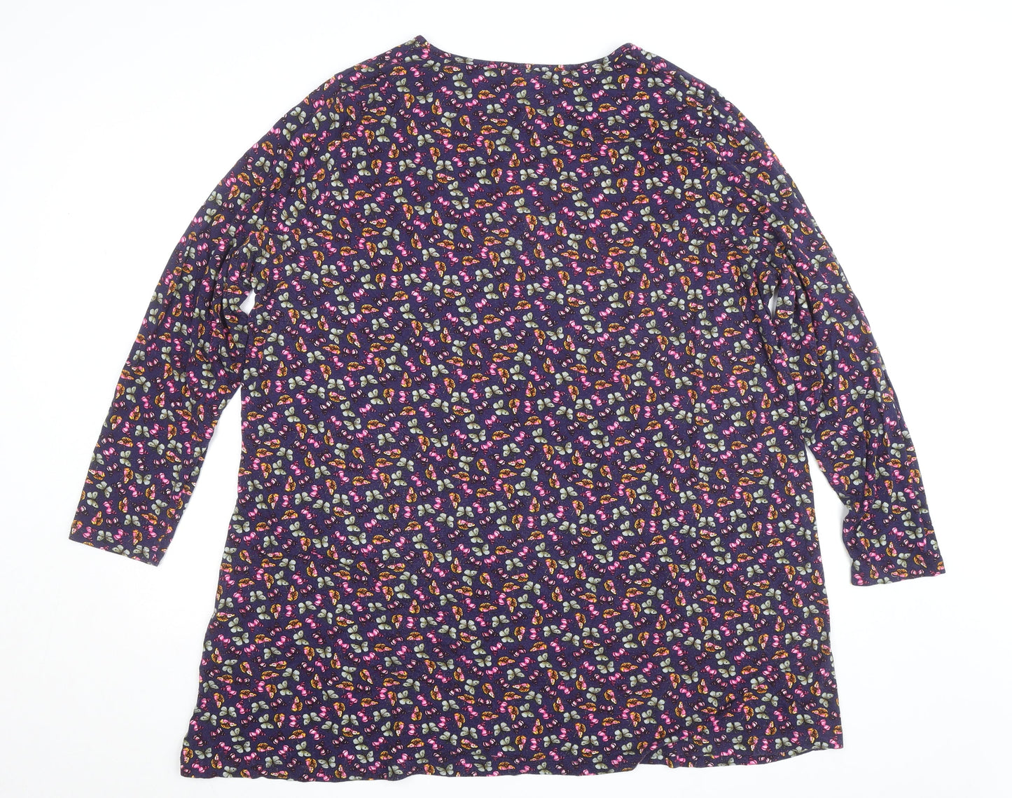 Joe Browns Womens Multicoloured Butterfly Tunic Blouse Size 28