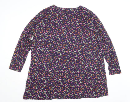 Joe Browns Womens Multicoloured Butterfly Tunic Blouse Size 28