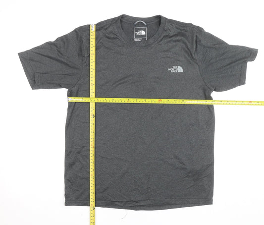 The North Face Men's Grey Short Sleeve Active T-Shirt Size S