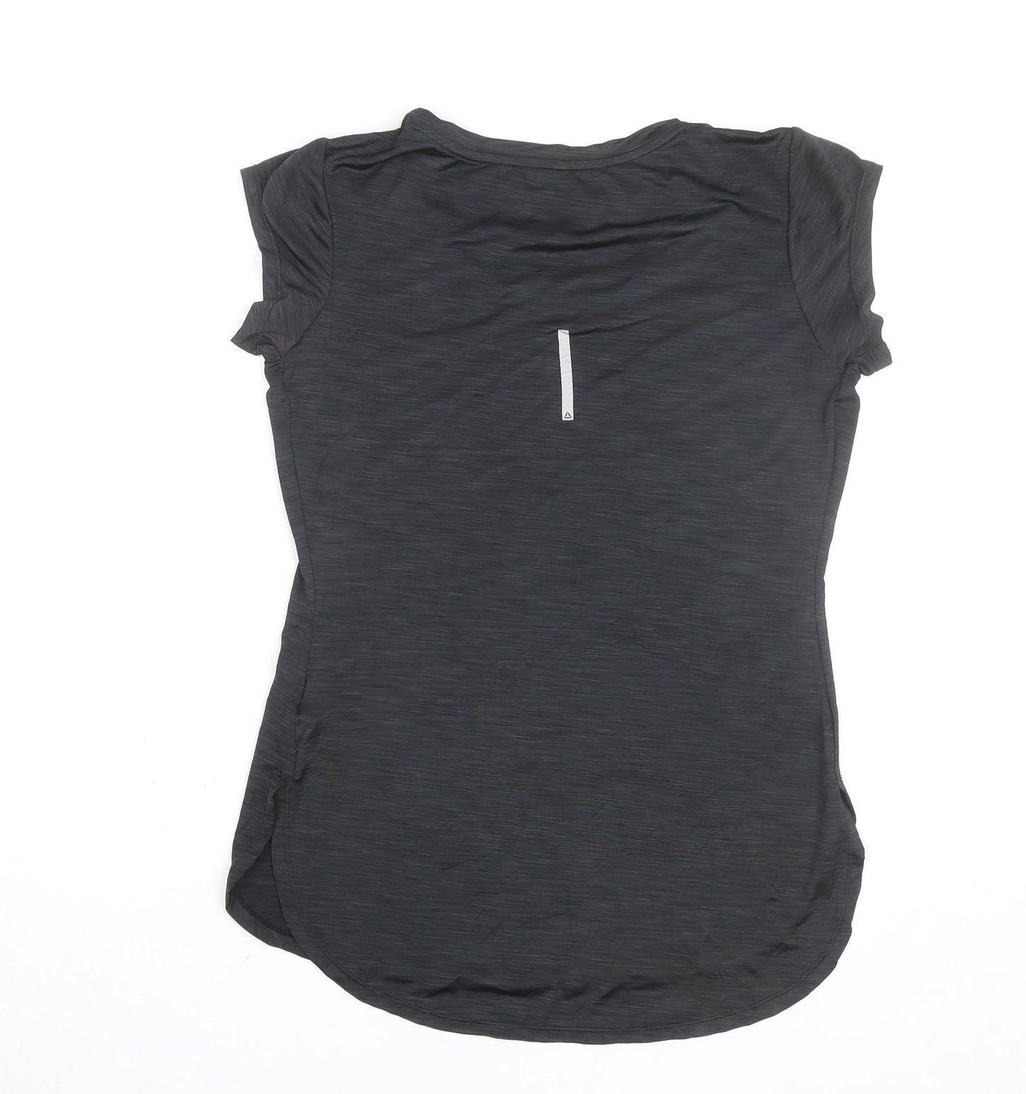 Reebok Womens Black XS Athletic T-Shirt Lightweight Gym Top