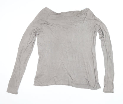 The White Company Women’s Beige Sequin Long Sleeve Top XL