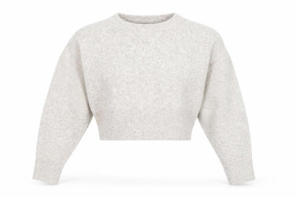 ASOS Design Women Beige Wool Blend Crew Neck Jumper Size M