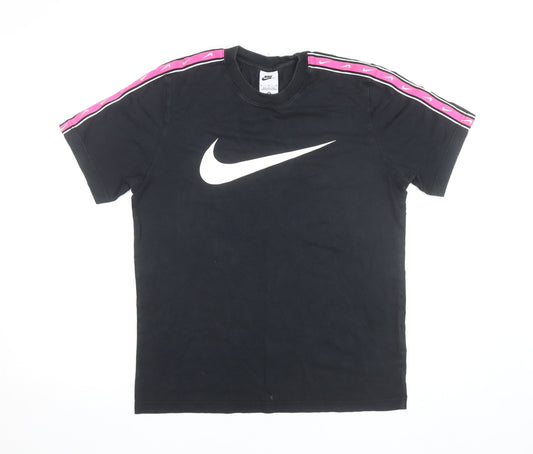 Nike Womens Black Crew Neck Short Sleeve Sports T-Shirt M