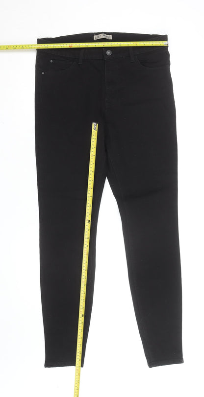 Denim Co. Womens Black Skinny Stretch Jeans Size 16 Slim Fit
