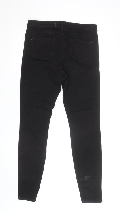 Denim Co. Womens Black Skinny Stretch Jeans Size 16 Slim Fit