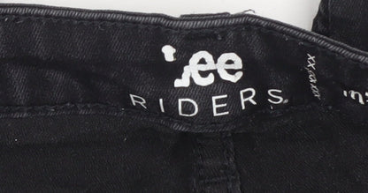 Lee Women’s Black Bootcut Jeans Size 18 Regular Fit Denim