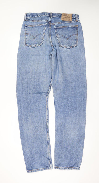 Levi's Men's Blue 501 Straight Fit Denim Jeans W36 L34