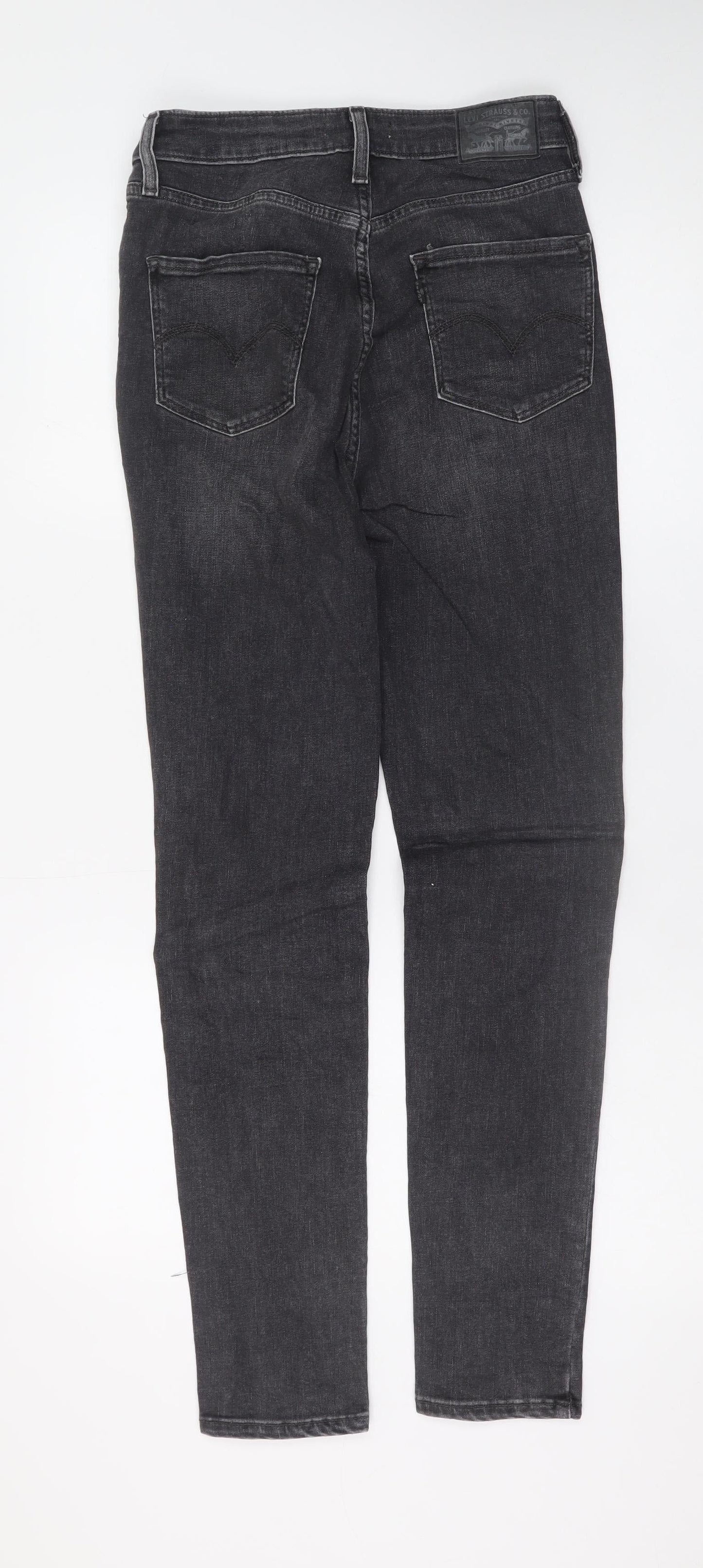 Levi's Womens Black 721 High Rise Skinny Jeans Size 27