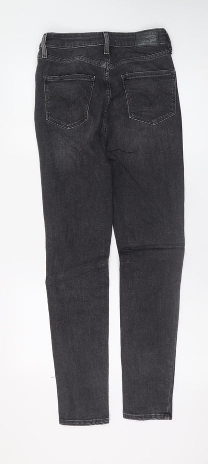 Levi's Womens Black 721 High Rise Skinny Jeans Size 27