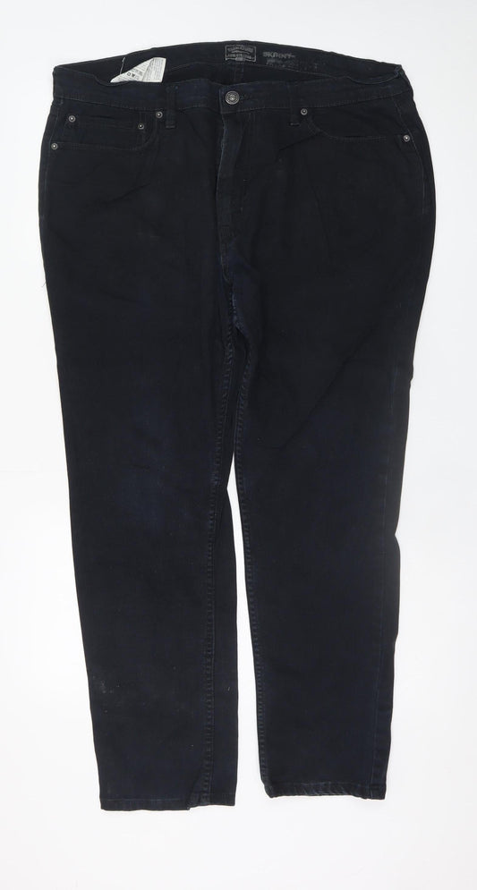 Levi Strauss Men's Black Skinny Jeans W38 L30 Stretch Denim