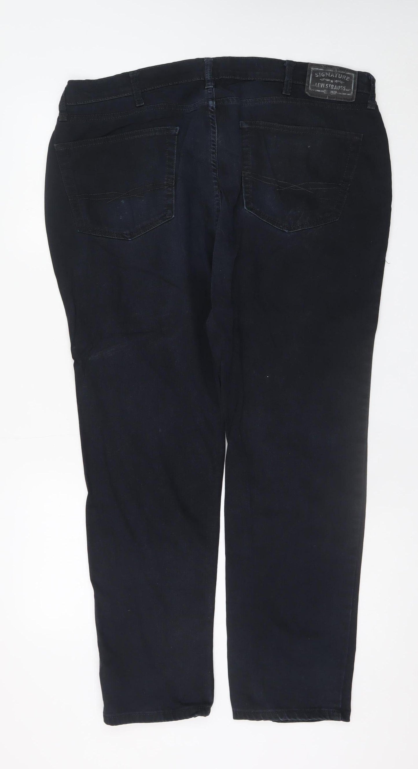 Levi Strauss Men's Black Skinny Jeans W38 L30 Stretch Denim