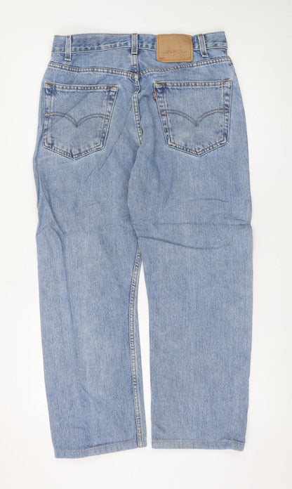Levi's 505 Men's Blue Regular Fit Straight Leg Jeans W32 L30
