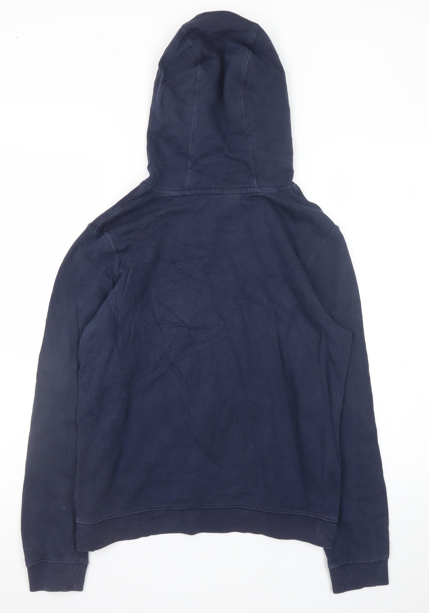 Nike Teens Blue Pullover Hoodie M Fleece Logo Sportswear