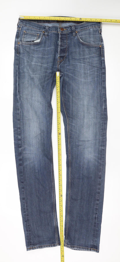 Lee Men’s Blue Daren Straight Leg Regular Fit Denim Jeans W33 L36