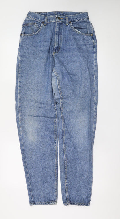 Lee Womens Blue High Rise Mom Jeans Size 11 Slim Vintage Denim