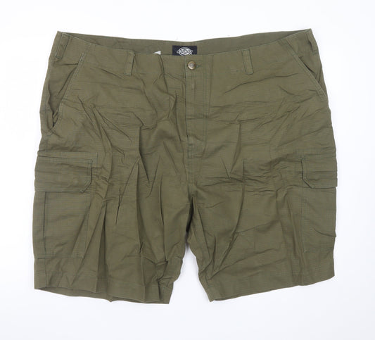 Dickies Men's Green 4XL Cargo Work Shorts Cotton Big & Tall