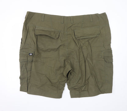 Dickies Men's Green 4XL Cargo Work Shorts Cotton Big & Tall