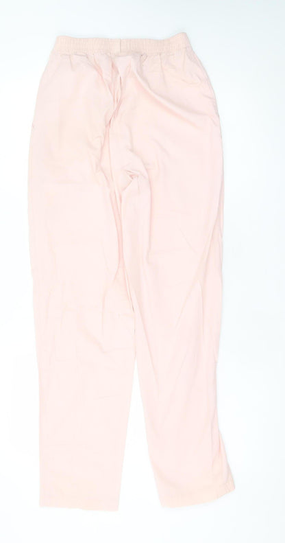 Crest Womens Pink XS Lightweight Straight Trousers