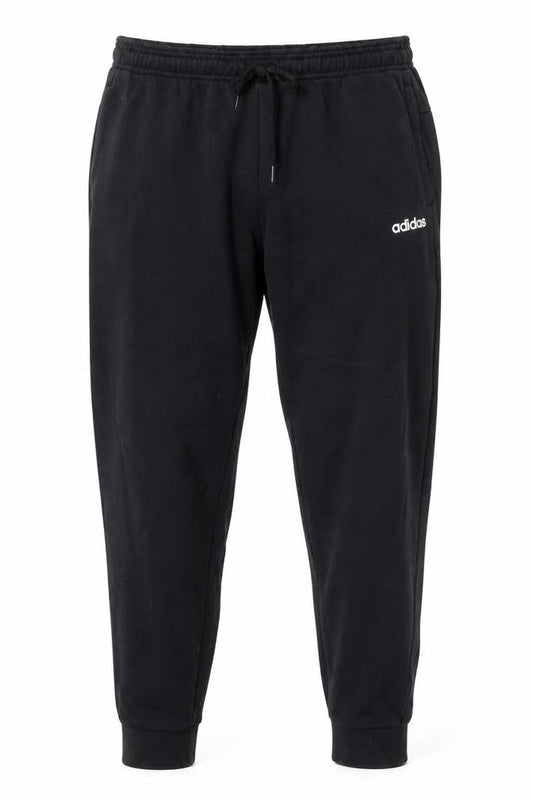 Adidas Men's Black XL Jogger Trousers Cotton Blend Fleece