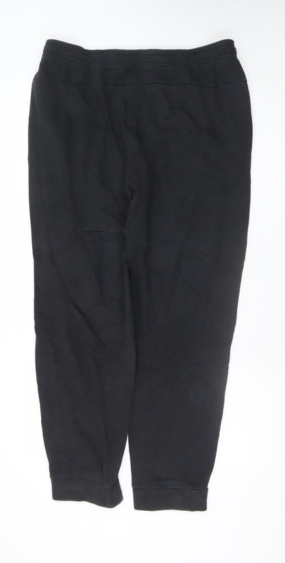 Adidas Men's Black XL Jogger Trousers Cotton Blend Fleece