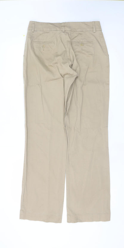 Lee Men's Beige Chino Trousers M Regular Fit Stretch Cotton