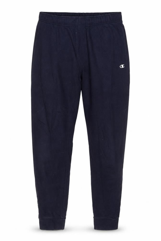 Champion Men's Black Jogger Trousers Size L Cotton Blend
