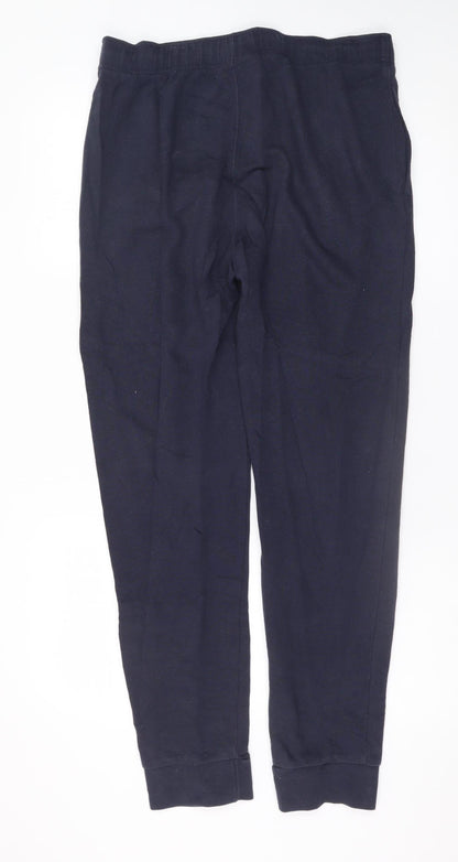 Champion Men's Black Jogger Trousers Size L Cotton Blend