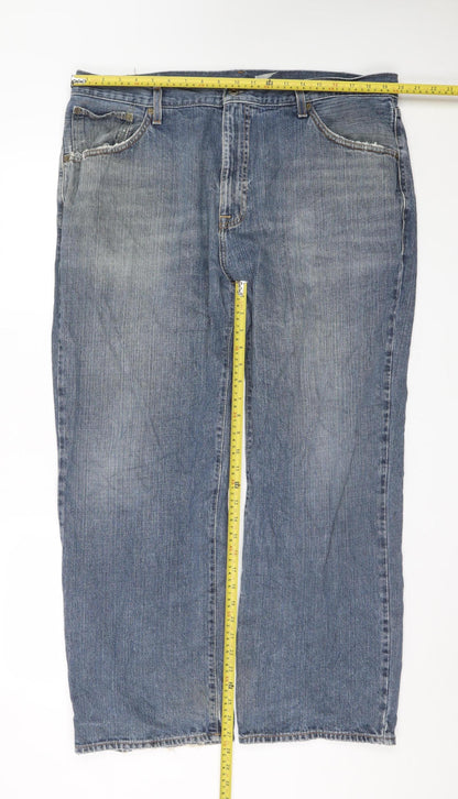 Ralph Lauren Men's Blue Straight Leg Denim Jeans Size 40x30