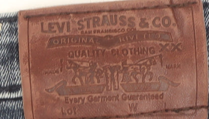 Levi's Men's Blue 34in Regular Fit Straight Denim Jeans