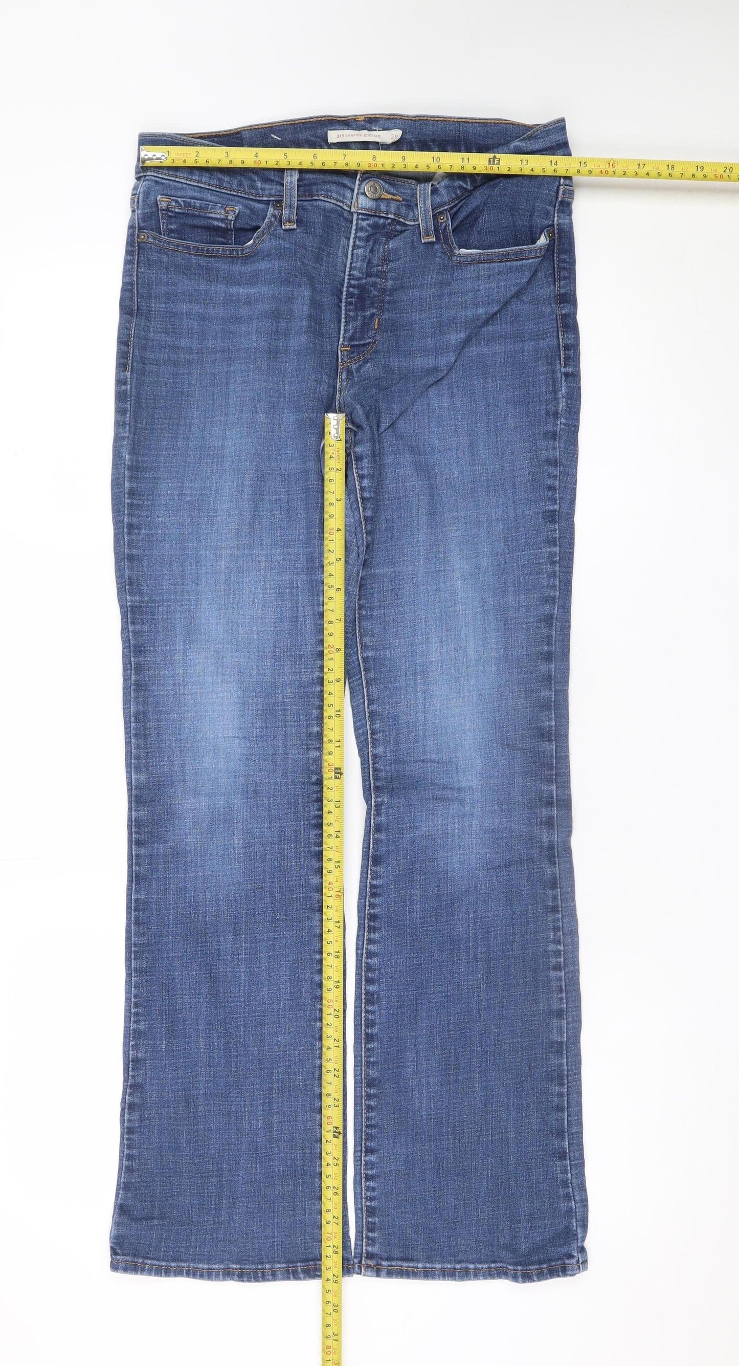 Levi's Women's Blue 315 Shaping Bootcut Jeans Size 12 W29 L30