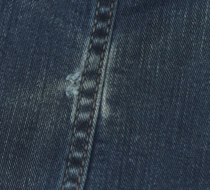 Wrangler Men's Blue Straight Fit Denim Jeans 34W 30L Regular