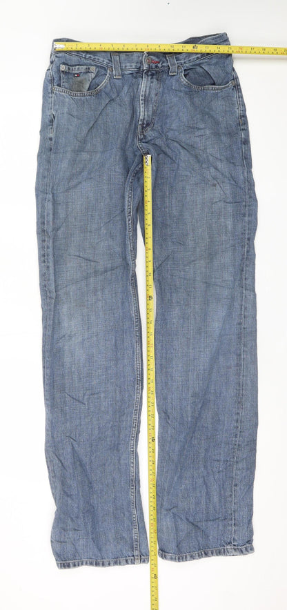 Tommy Hilfiger Men’s Blue Straight Leg Jeans 33/36 Regular Fit Denim