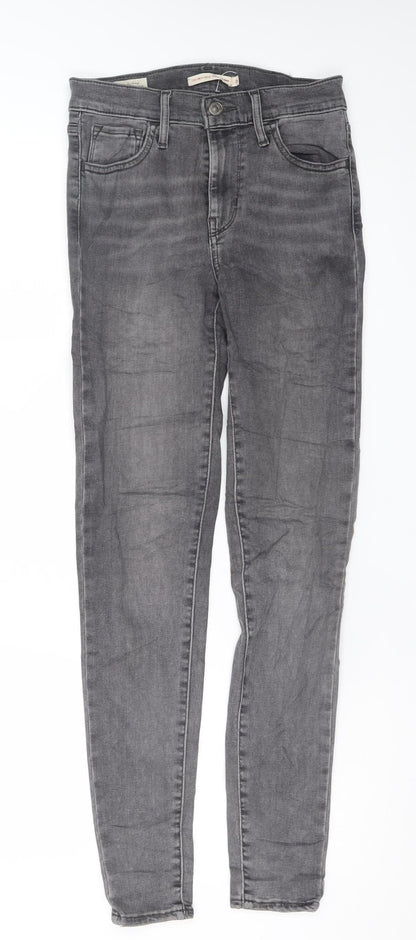 Levi's Women's Grey 720 High Rise Super Skinny Jeans Size 25