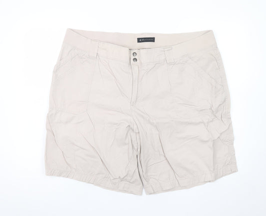 Lee Platinum Label Men's Beige Cargo Shorts Size 24W Cotton Blend