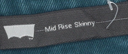 Levi's Women's Green Mid Rise Skinny Jeans Size 8M