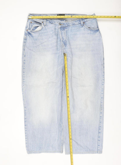 ASOS DESIGN Women’s Blue High-Rise Relaxed Mom Jeans Size 20