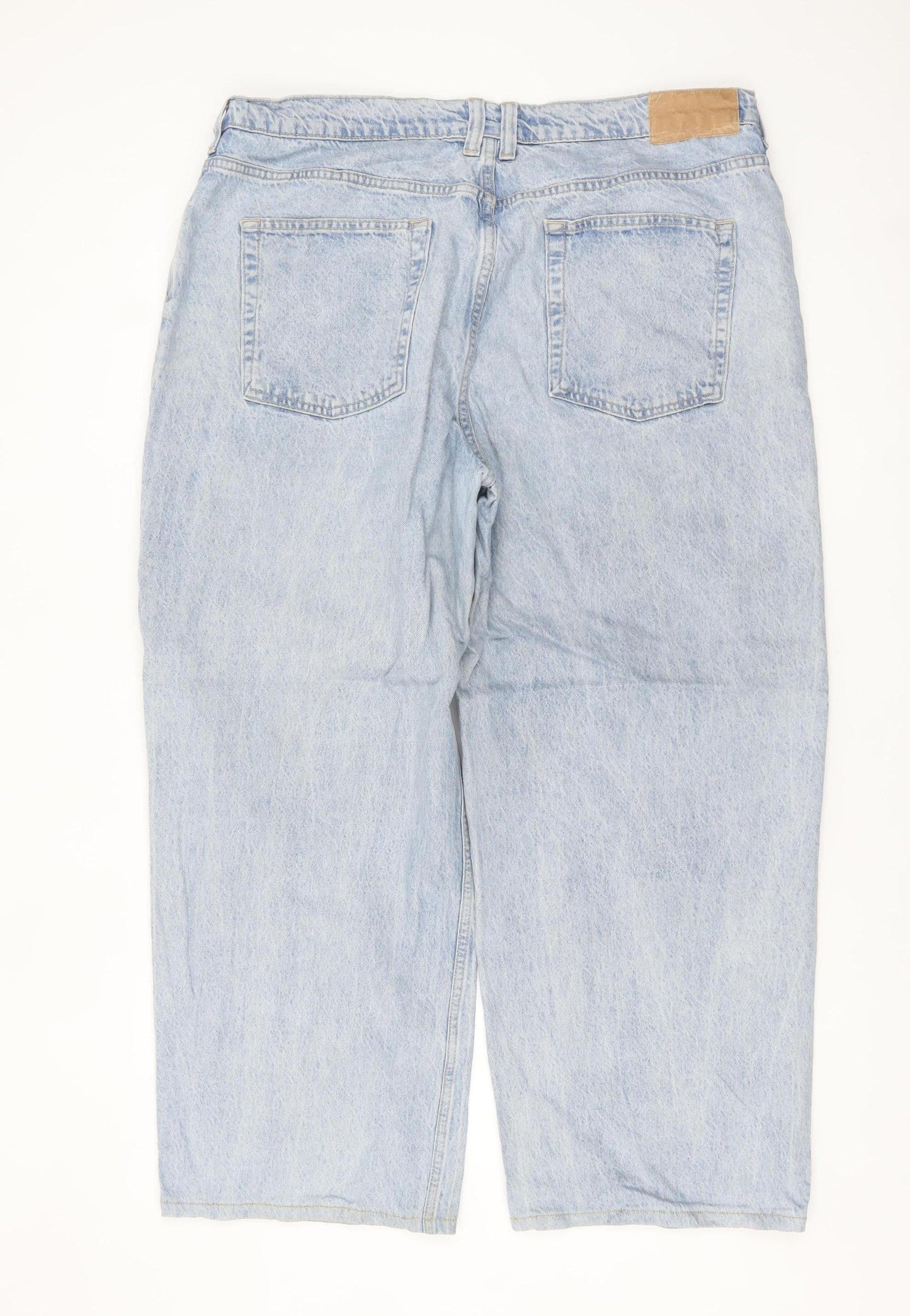 ASOS DESIGN Women’s Blue High-Rise Relaxed Mom Jeans Size 20